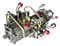 Гидронасос в сборе RA4VG125+A10VO28+14cm3