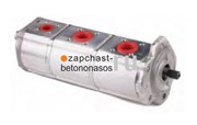 Гидронасос 31+31+11 вала бункера Schwing